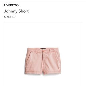 Liverpool Johnny Short, Pink, Size 16, New